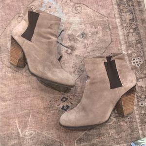 Vince Camuto suede ankle booties